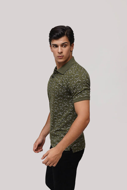 Men Graphic Polo