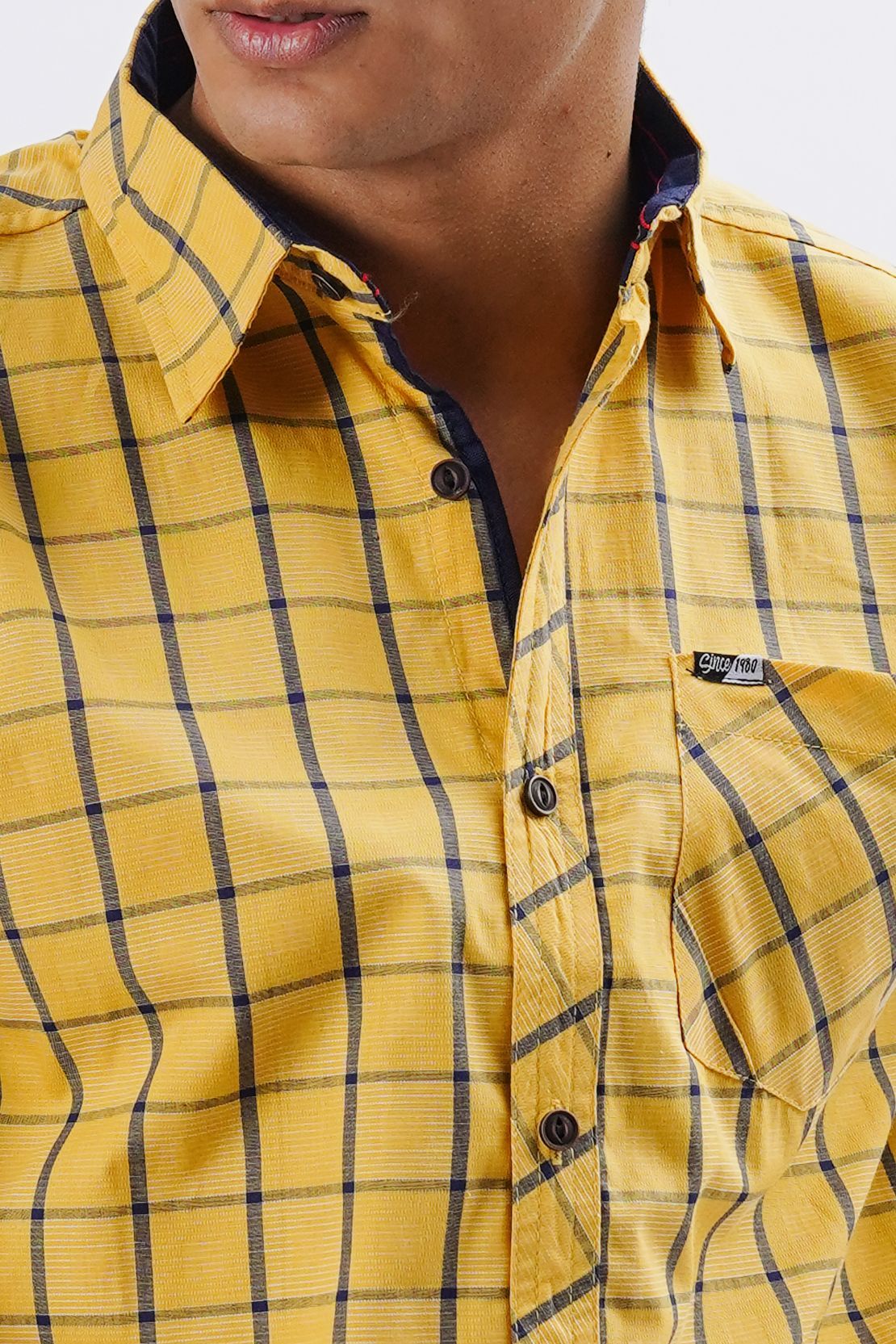 Check Pattern Causal Shirt