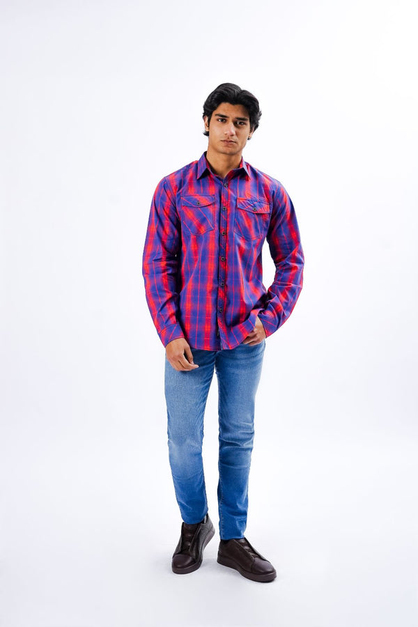 Double Pocket Casual Shirt
