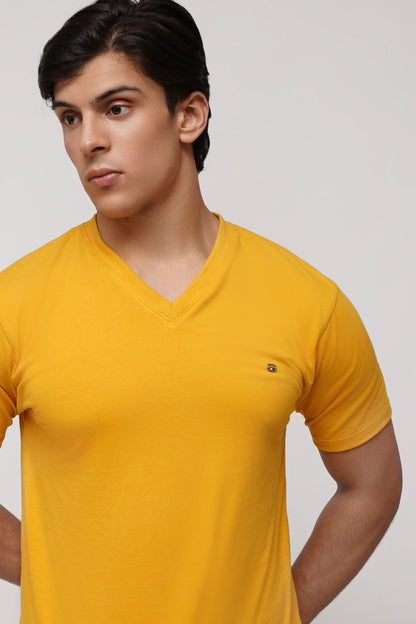 Men V Neck Style Tee