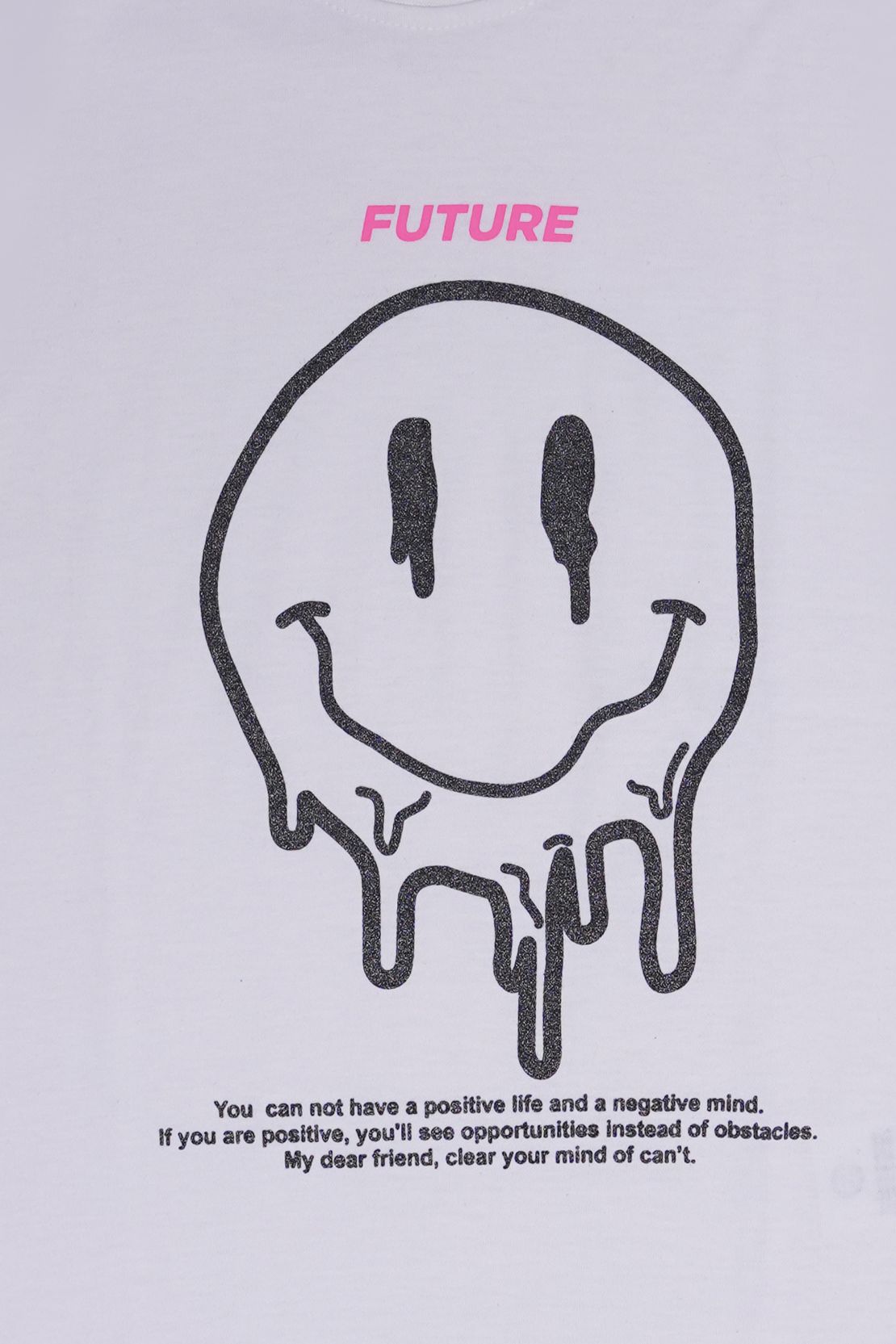 Girl Smiley Face Graphic Top