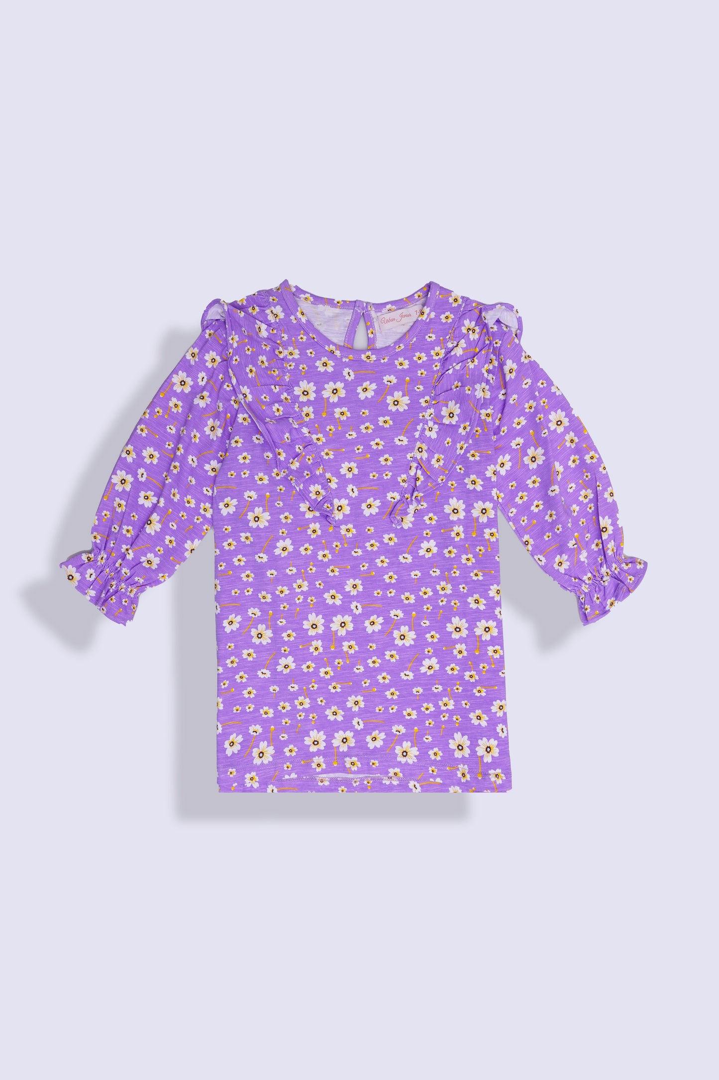 Girl Floral Graphic Top
