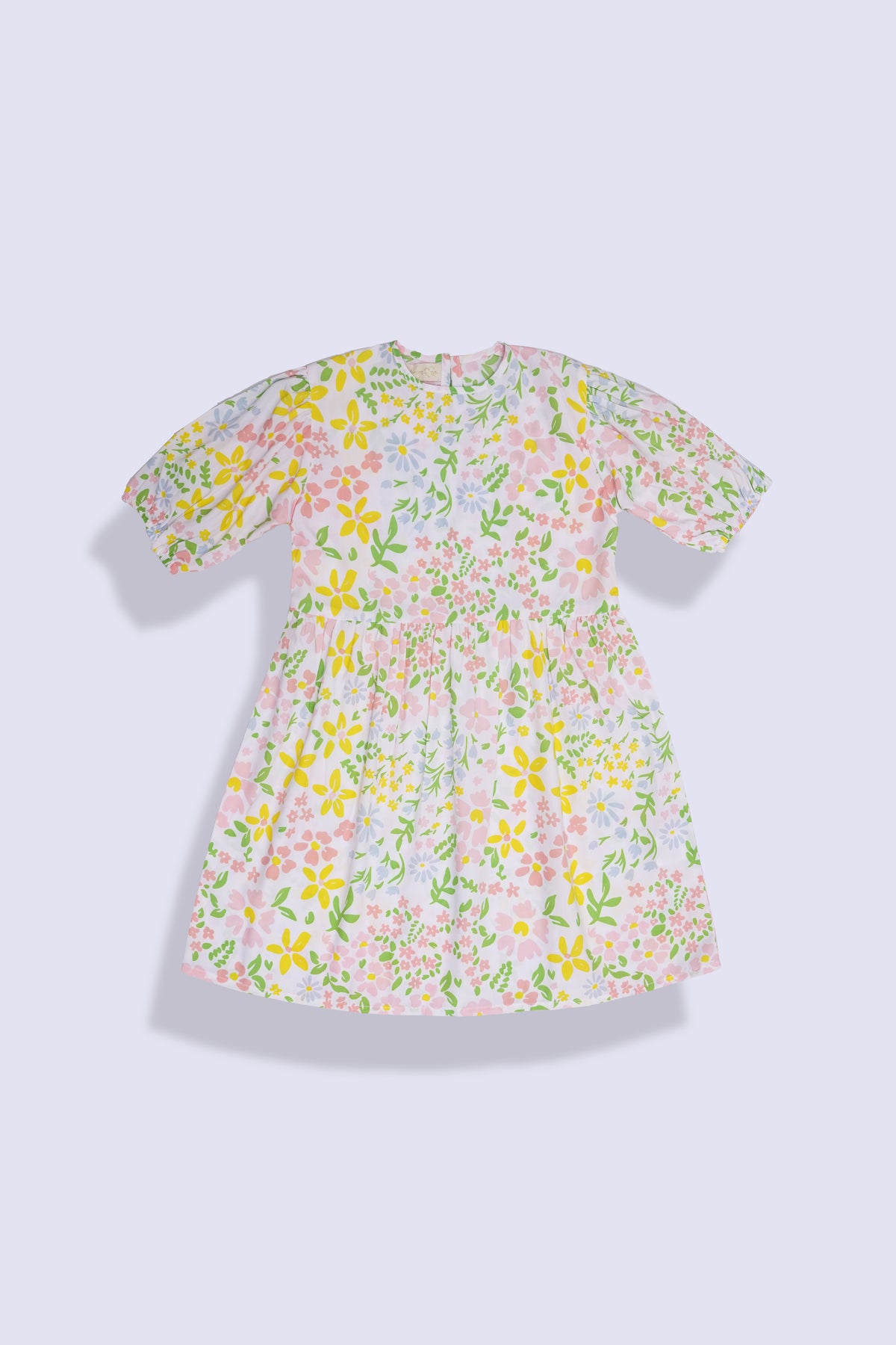 Girl Printed Floral Coord Set Top