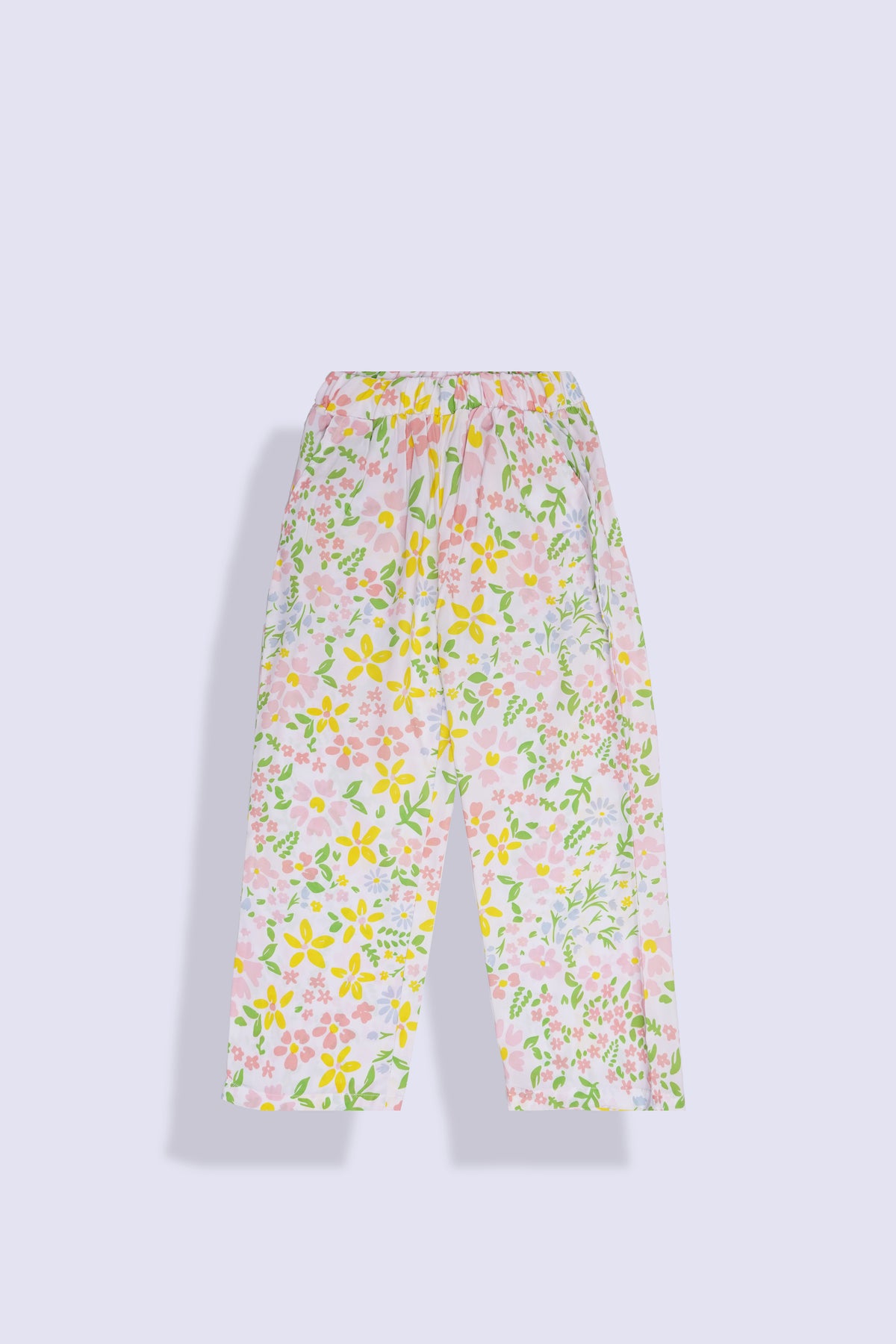 Girl Printed Floral Coord Set Trouser