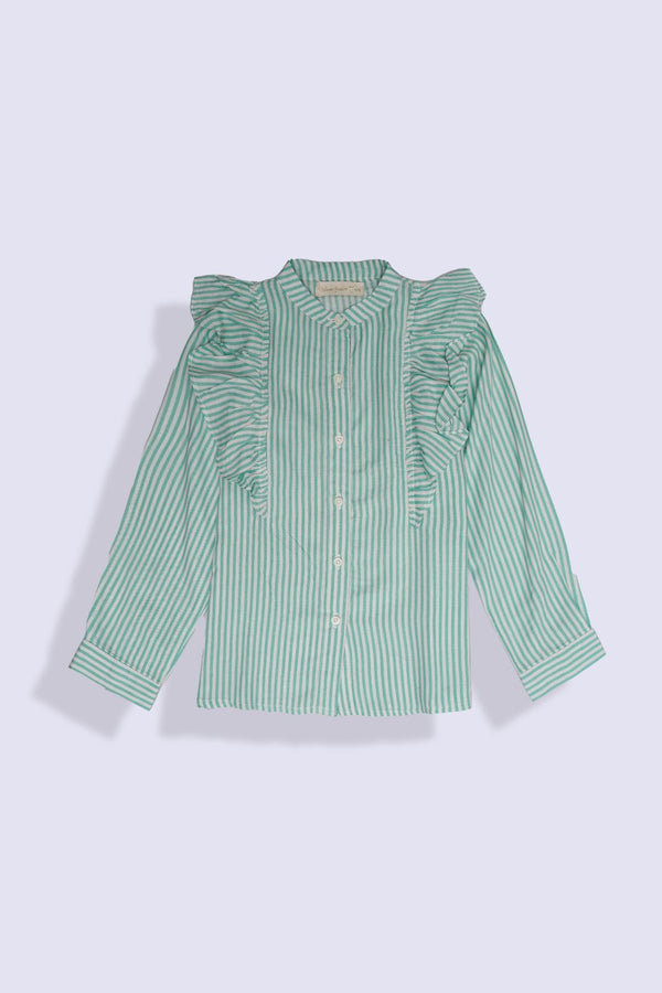 Girl Ruffled Style Shirt