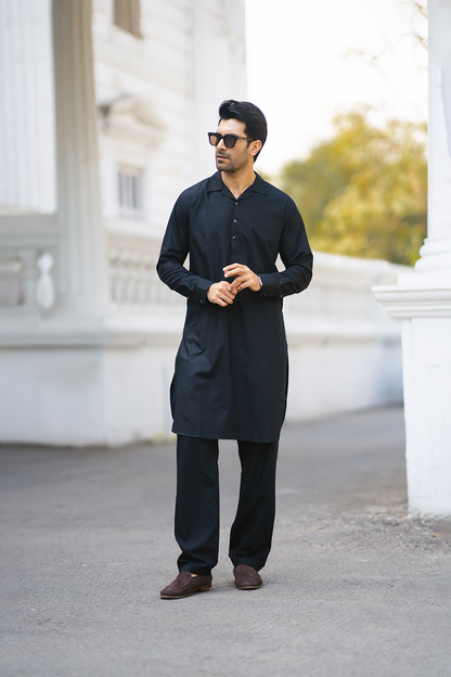JOHNNY COLLAR SHALWAR KAMEEZ