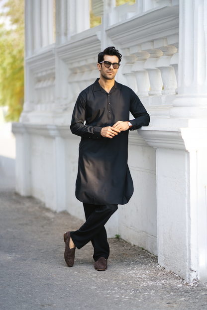JOHNNY COLLAR SHALWAR KAMEEZ