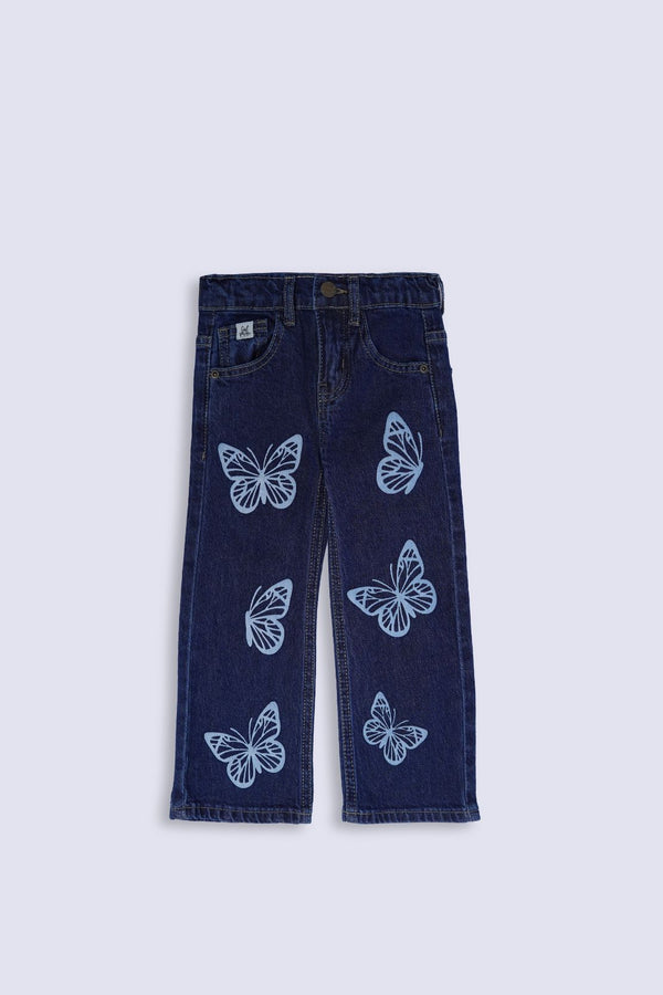 Butterfly Graphic Jean