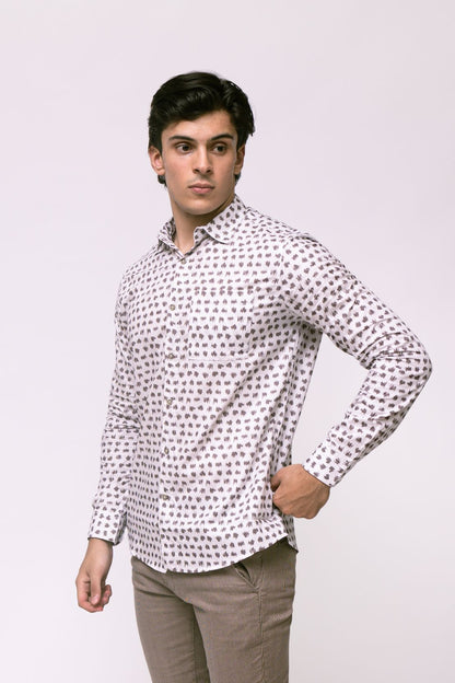 Men Button Down Casual Shirt