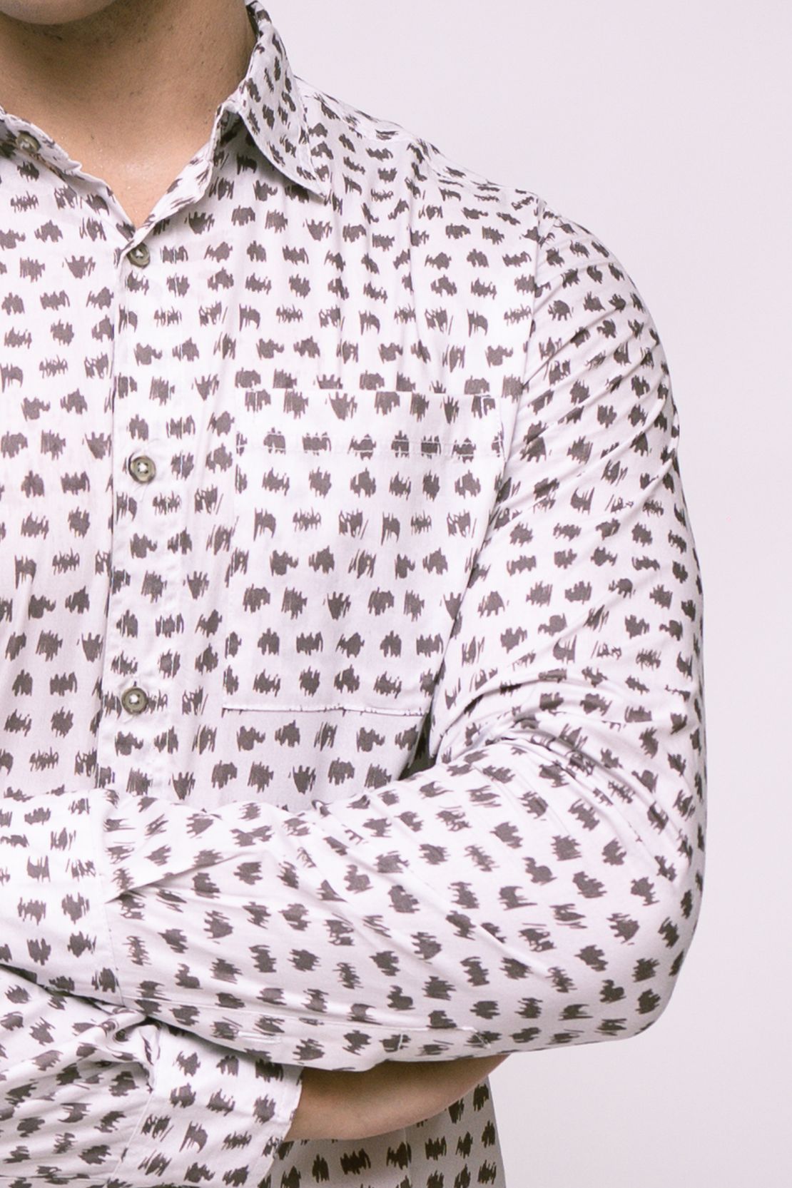 Men Button Down Casual Shirt