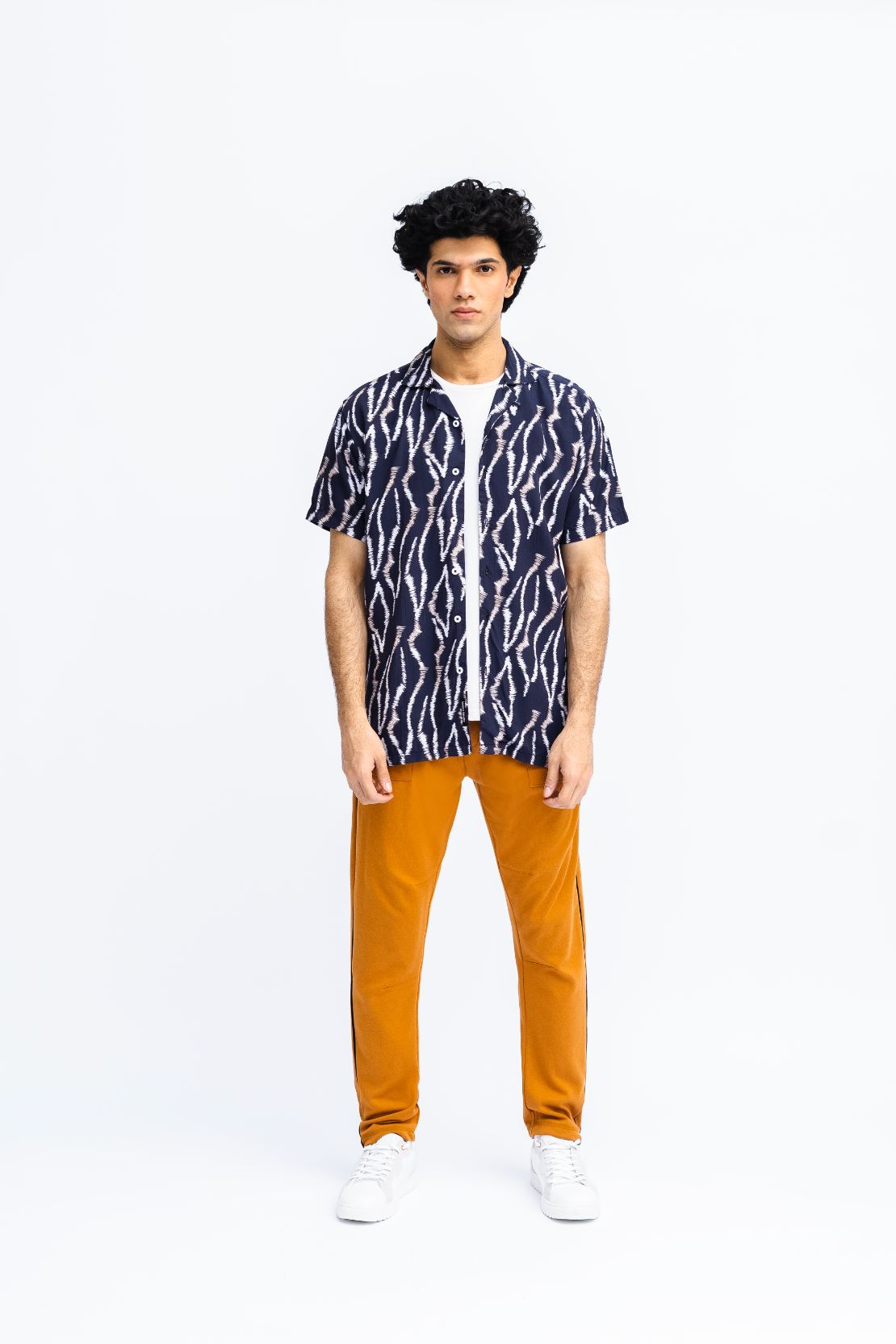 Men Abstract Print Casual Shirt