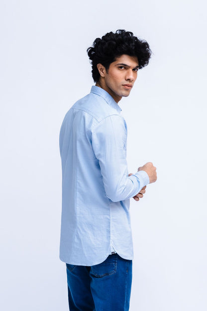 Men Button Down Casual Shirt