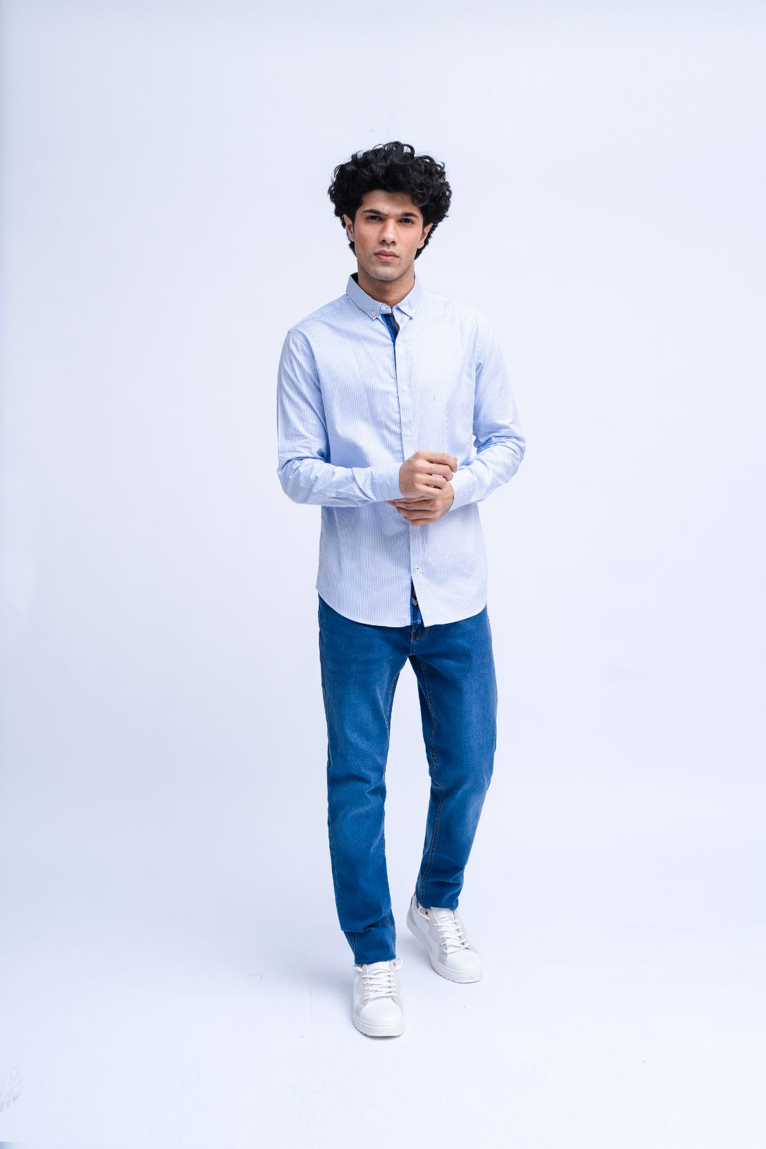 Stripe Pattern Casual Shirt