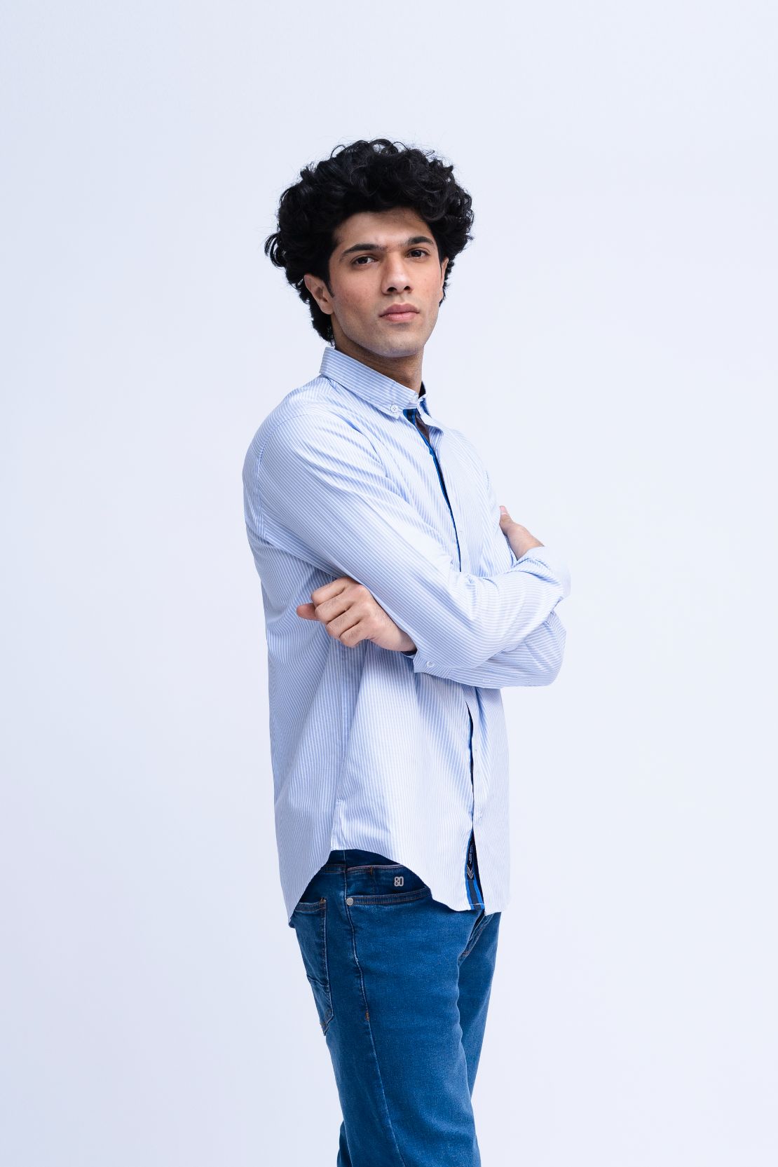 Stripe Pattern Casual Shirt