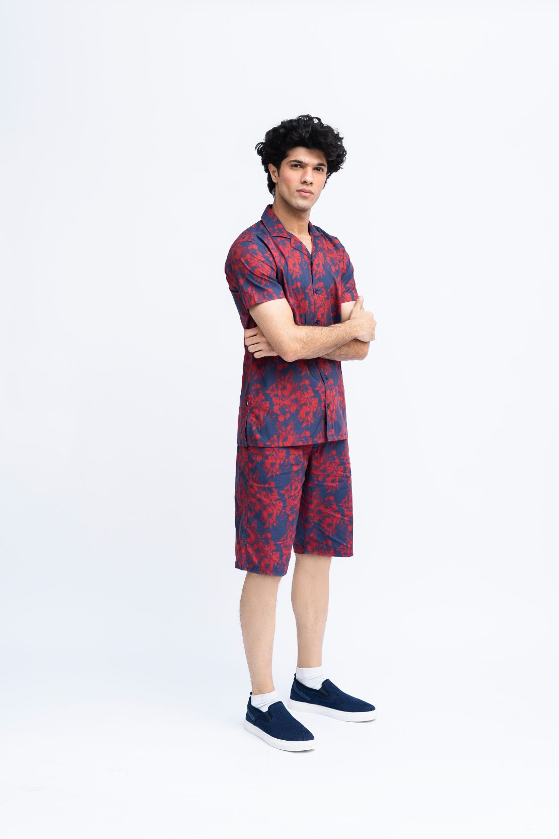 Men Abstract Printed Coord