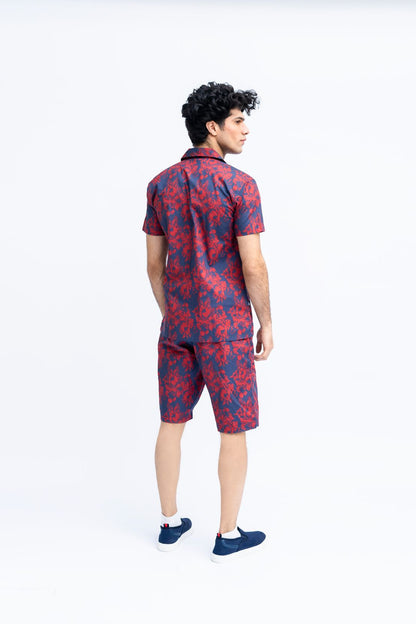 Men Abstract Printed Coord