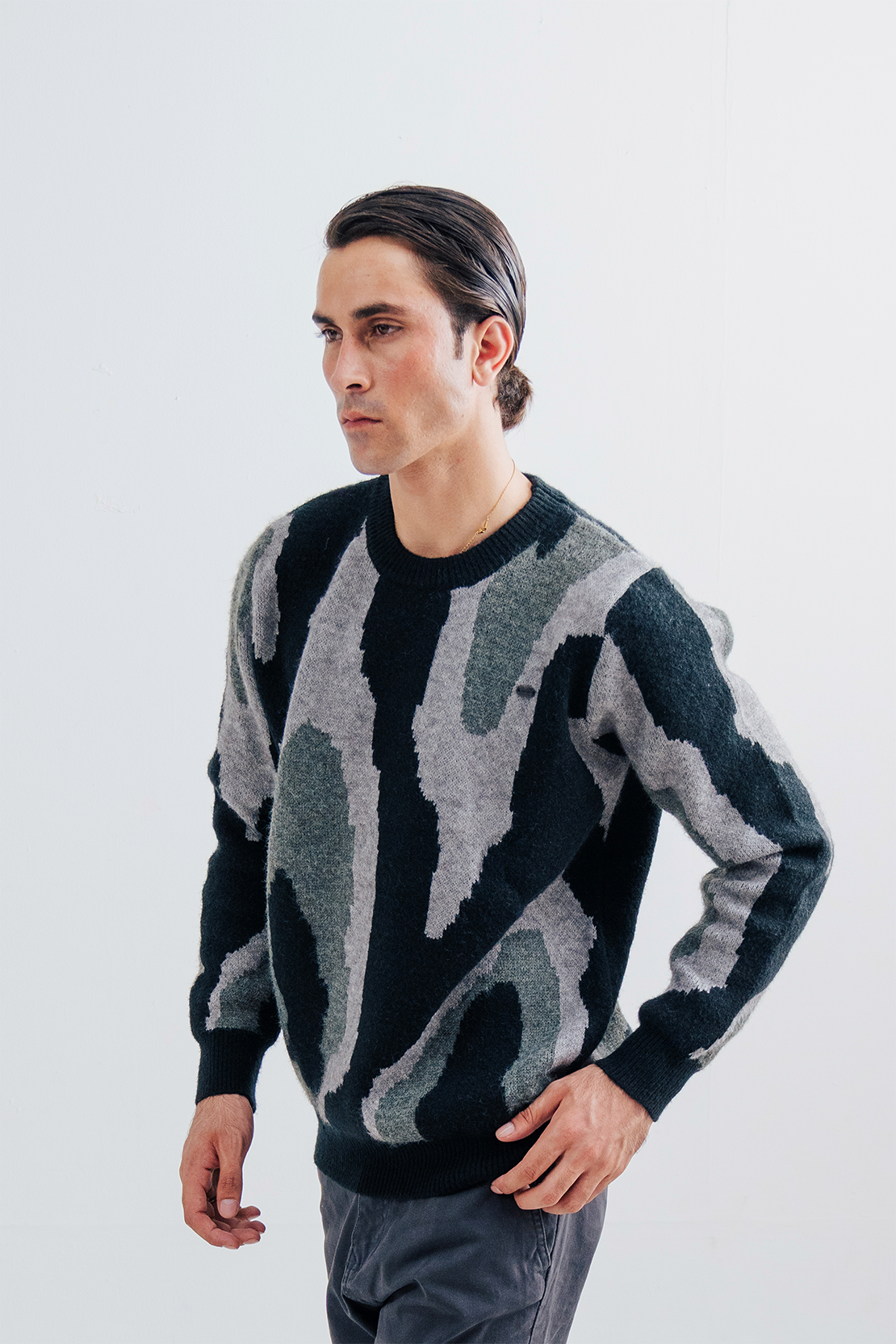 Men Graphic Sweater