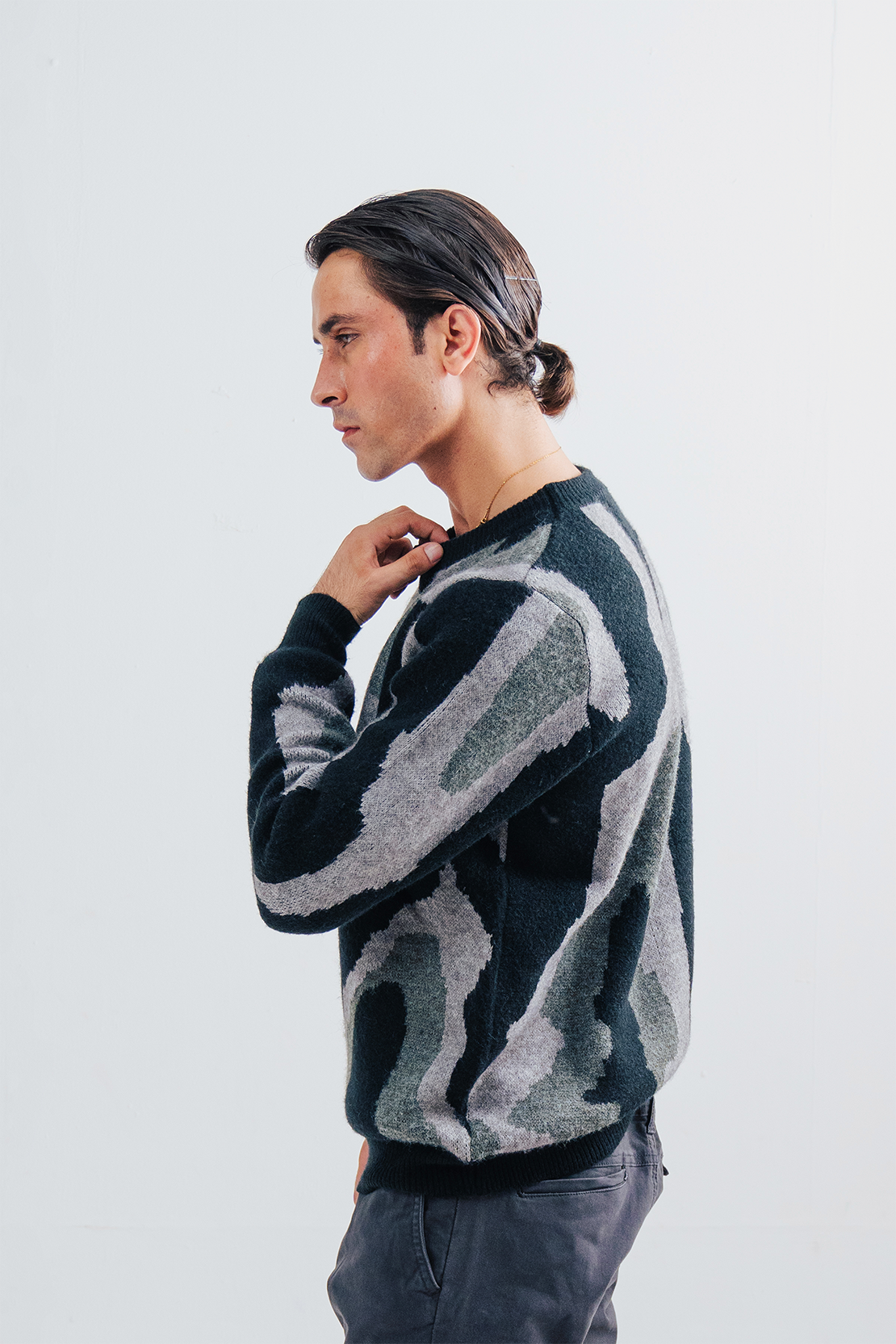 Men Graphic Sweater