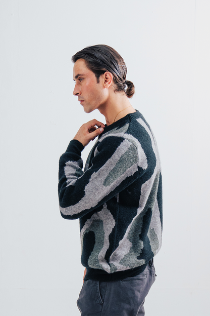 Men Graphic Sweater