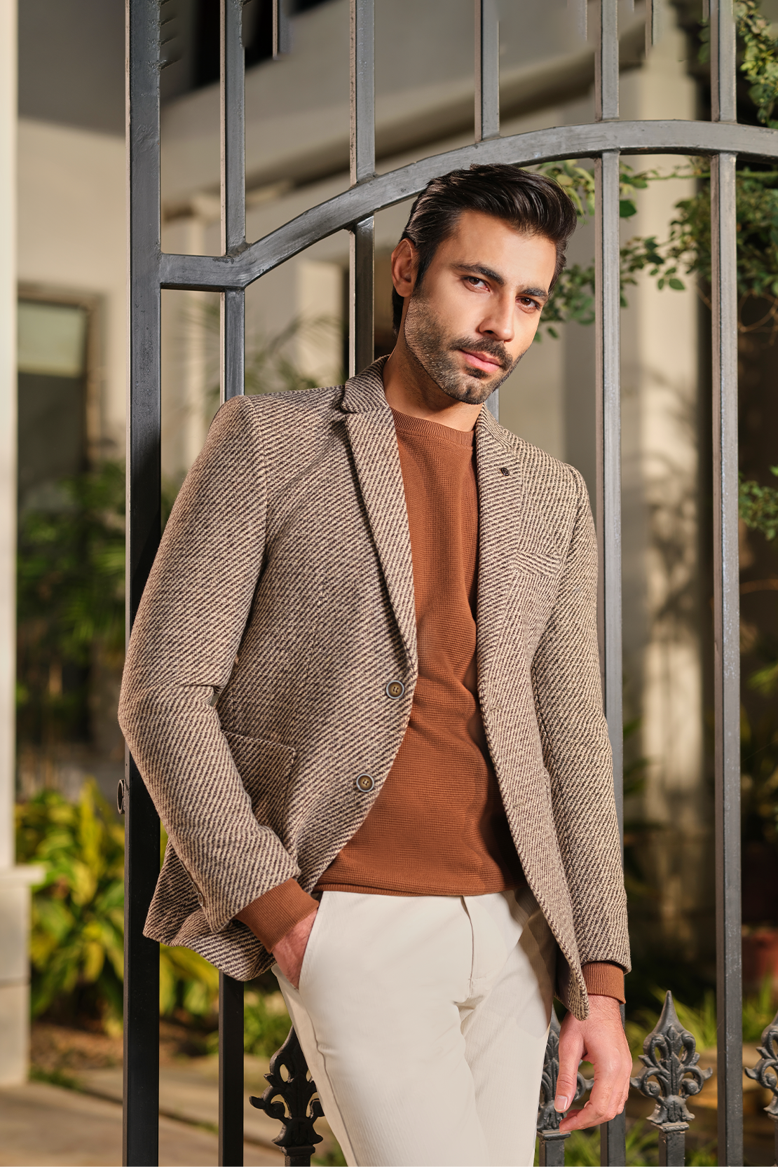 Wool-Blend Coat
