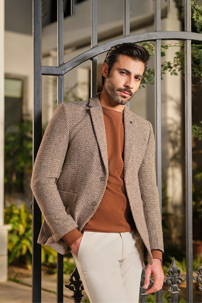 Wool-Blend Coat