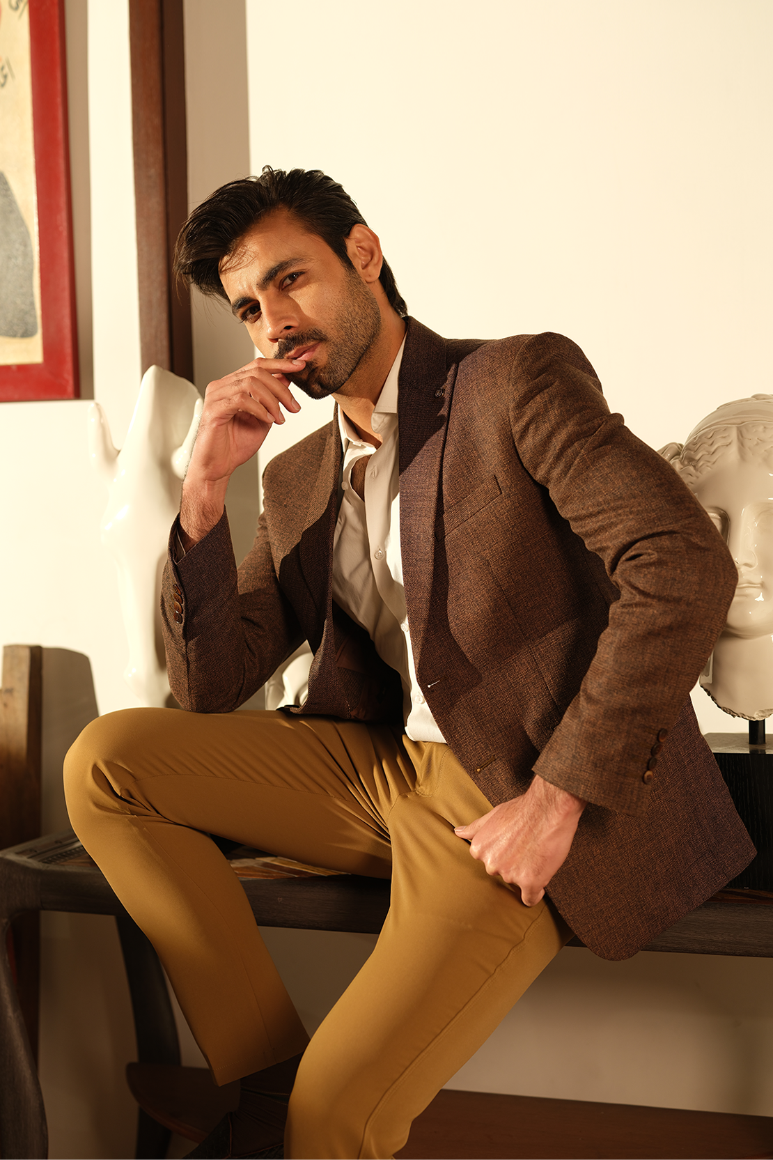 Tailored Textured Blazer