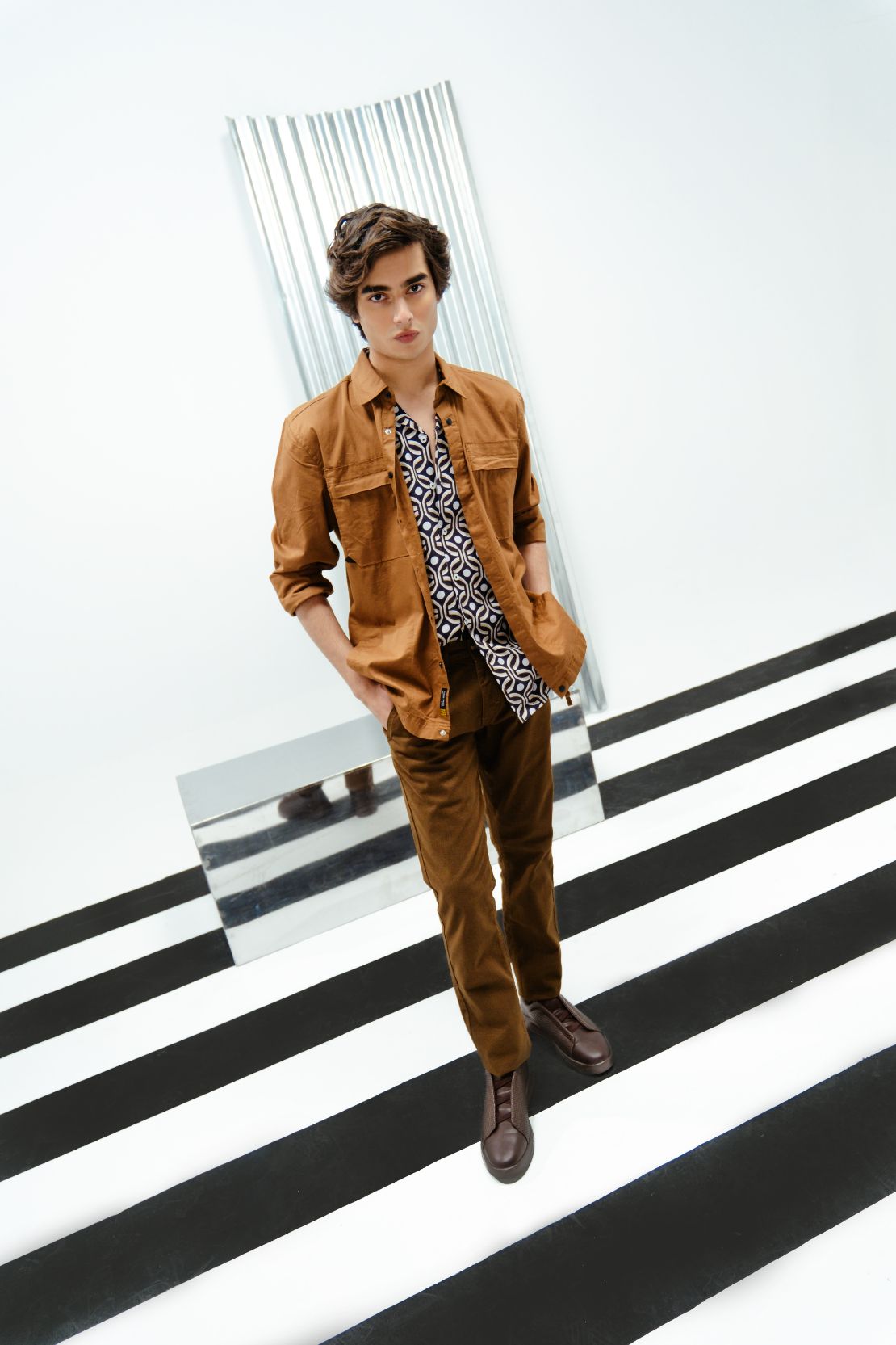 Patch Pocket Style Casual Shirt