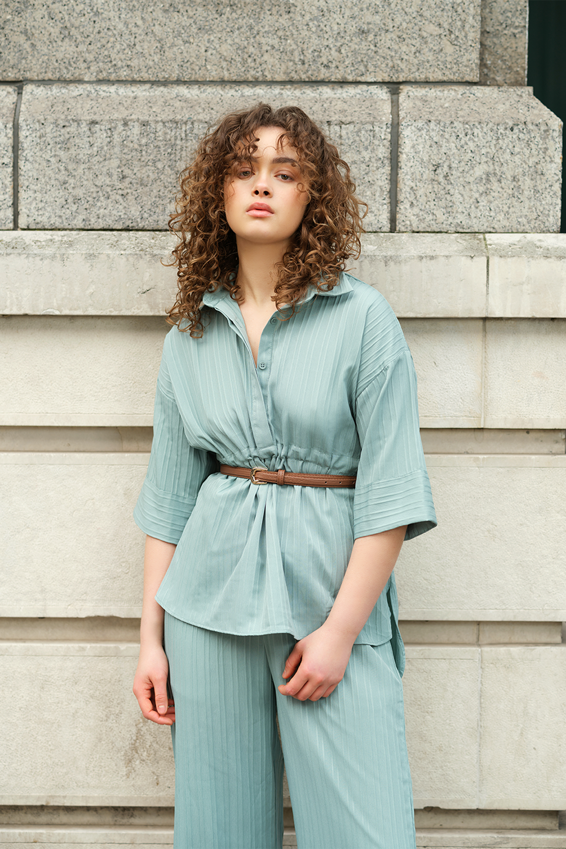 Co-ord set relaxed shirt