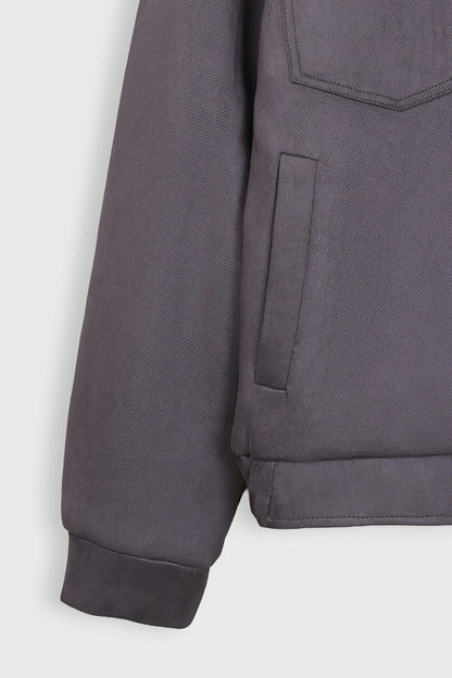Suede Bomber Jacket