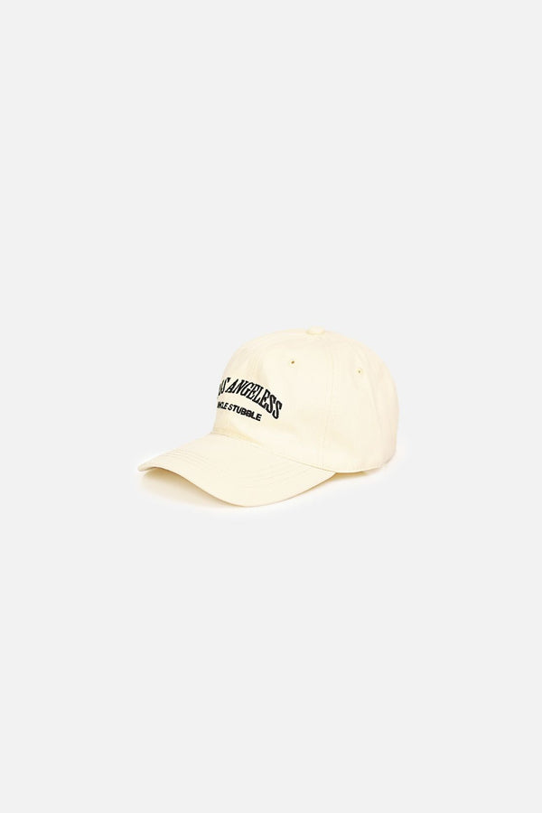 Off White Embroidered Cap