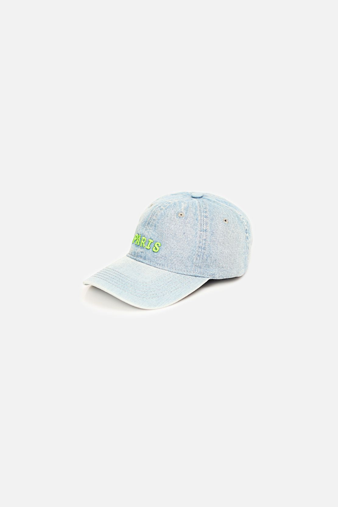 Blue Embroidered Logo Cap