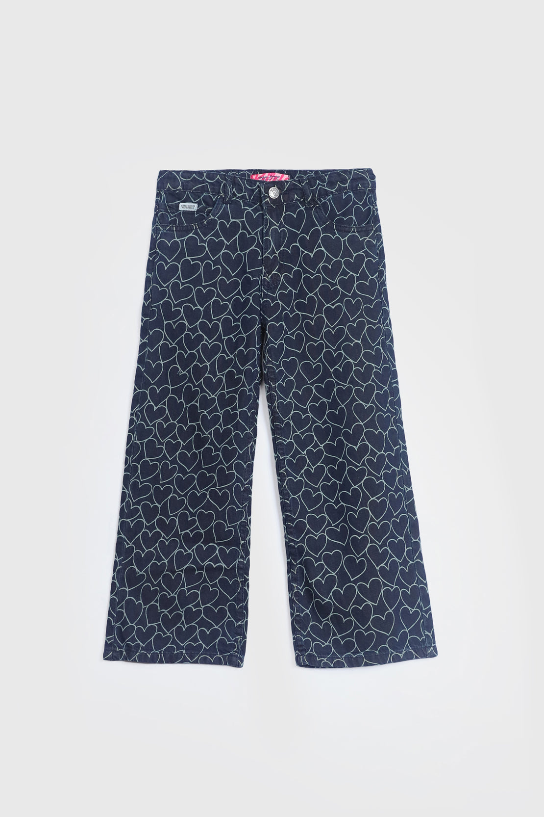 WIDE-LEG GIRLS JEANS