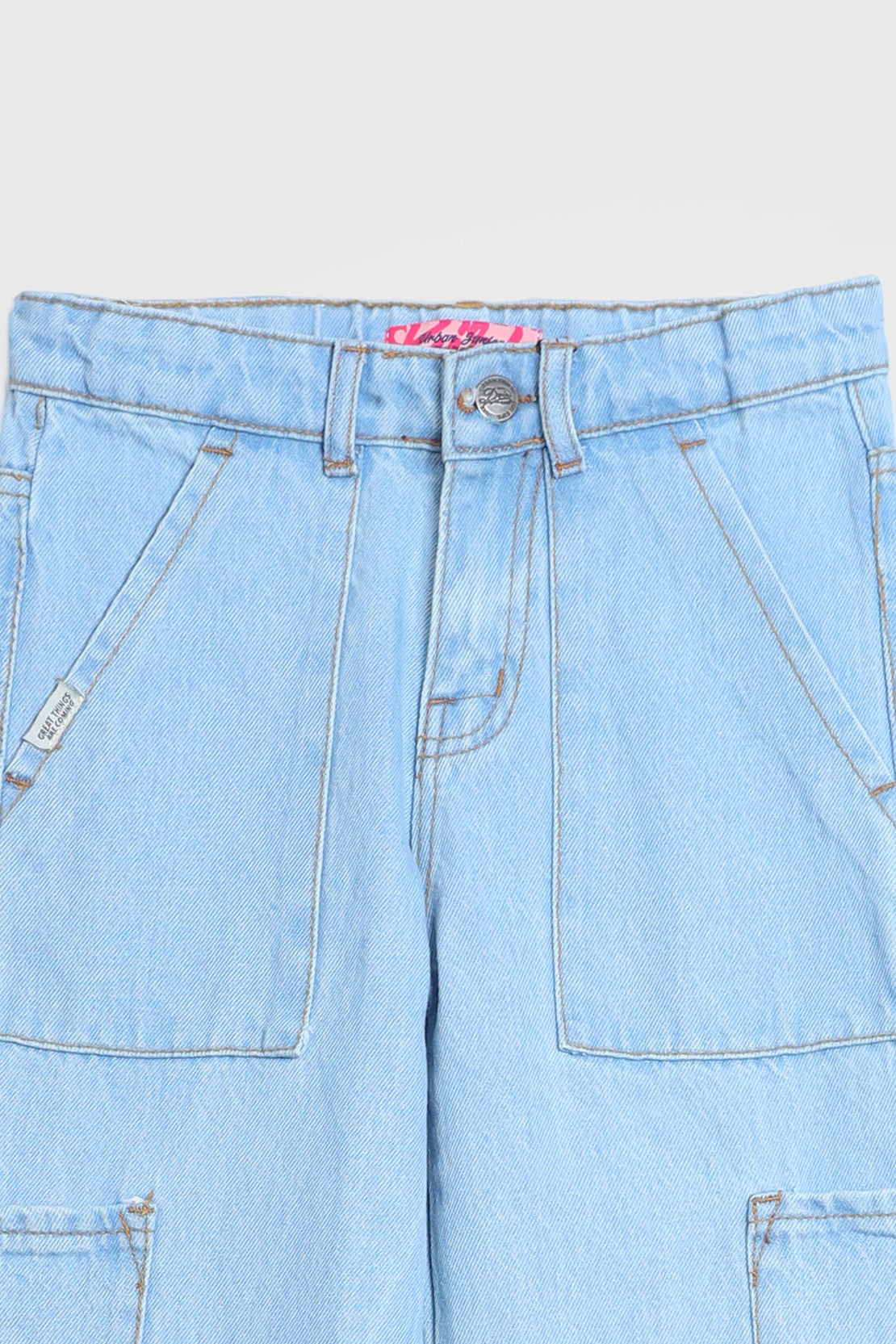 WIDE-LEG GIRLS JEANS