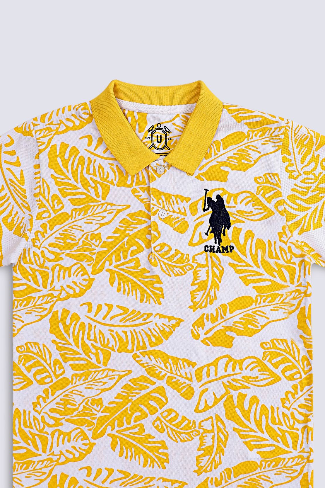 Floral Graphic Polo Shirt