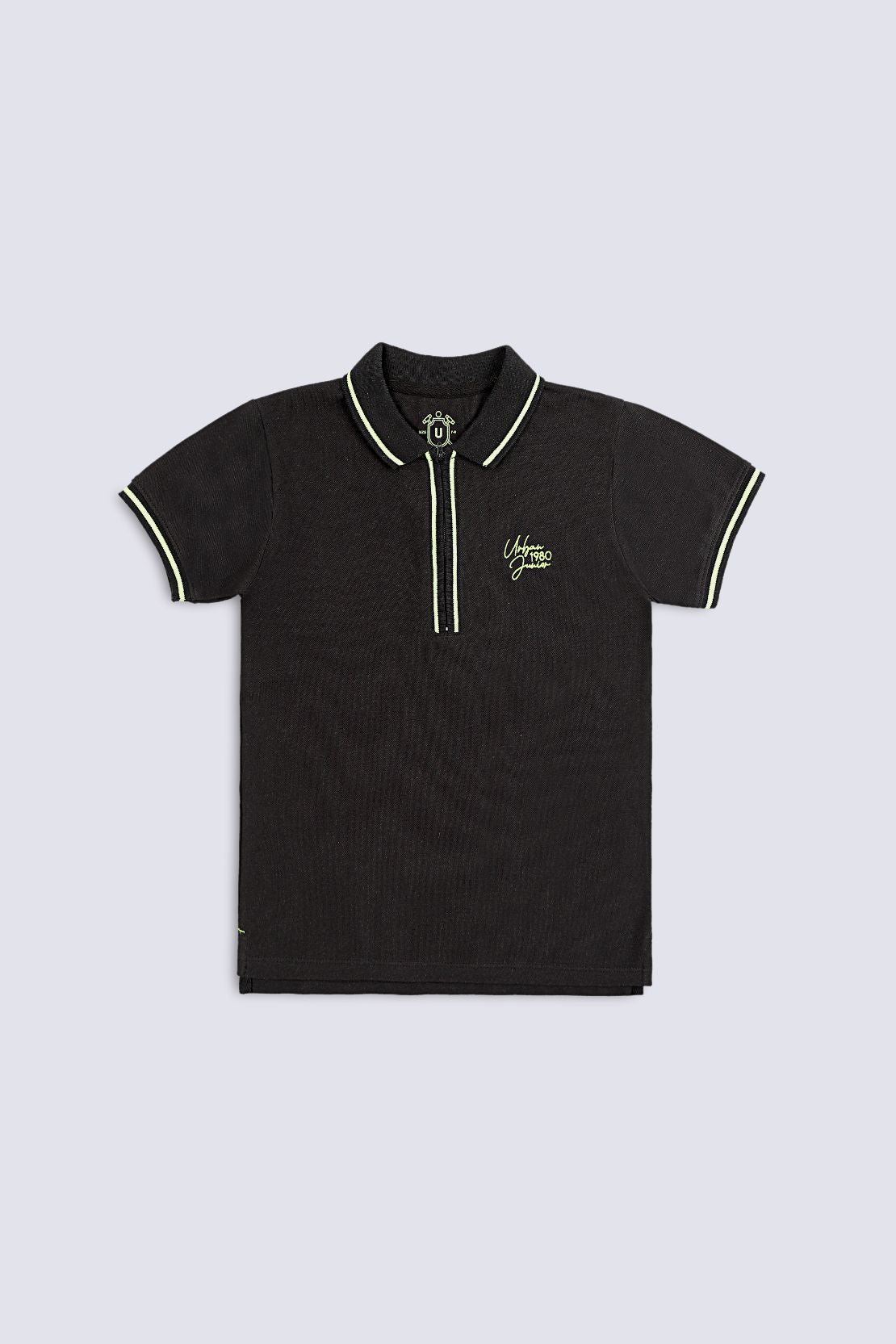 Solid Black Polo Shirt