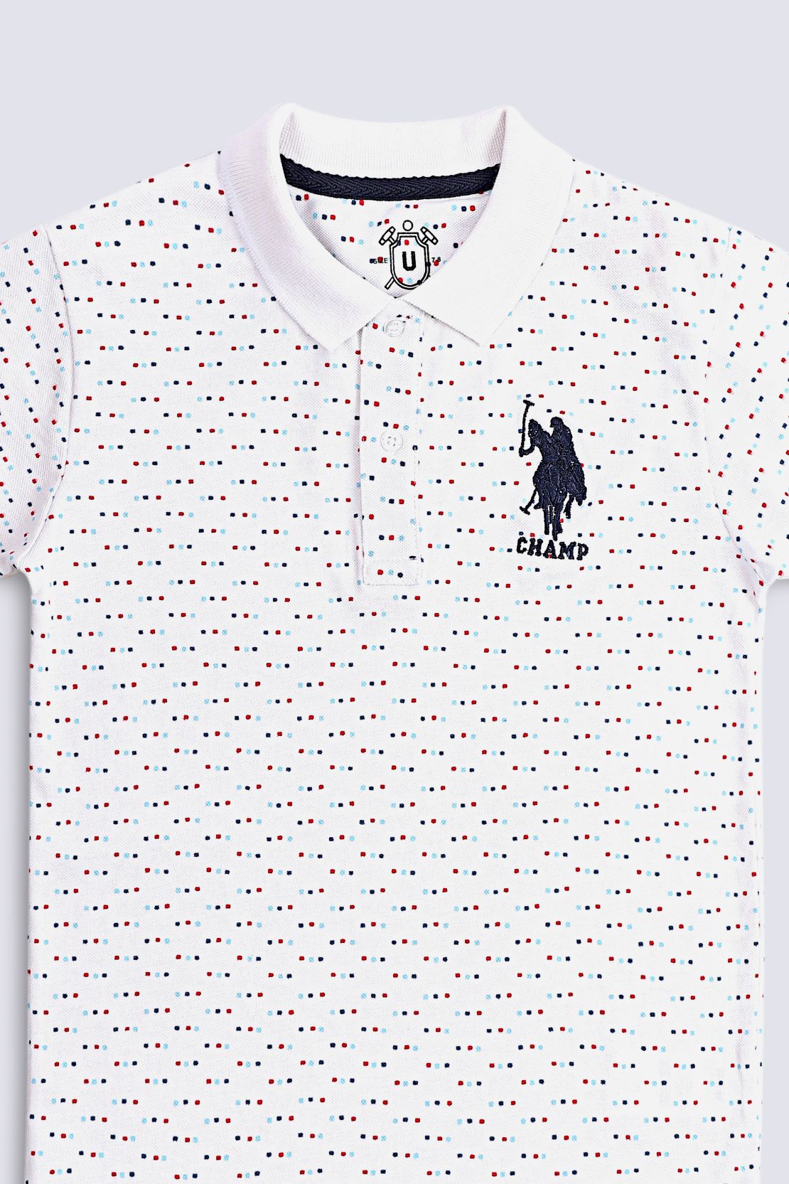 Overall Print Polo Shirt