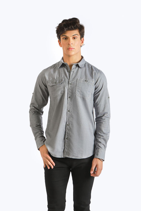 Double Pocket Casual Shirt