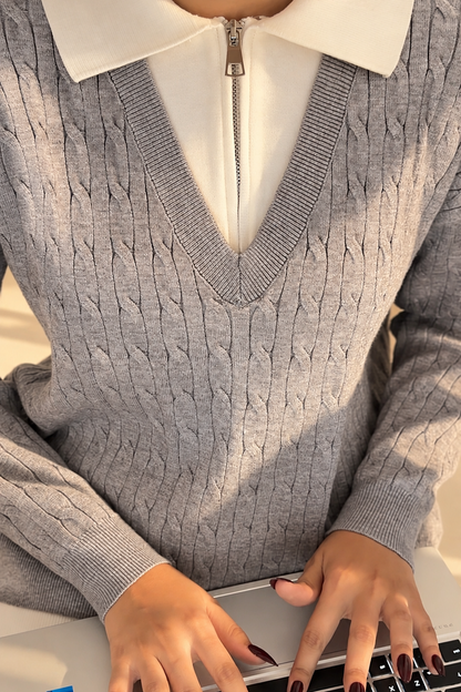 LADIES COORD SET SWEATER