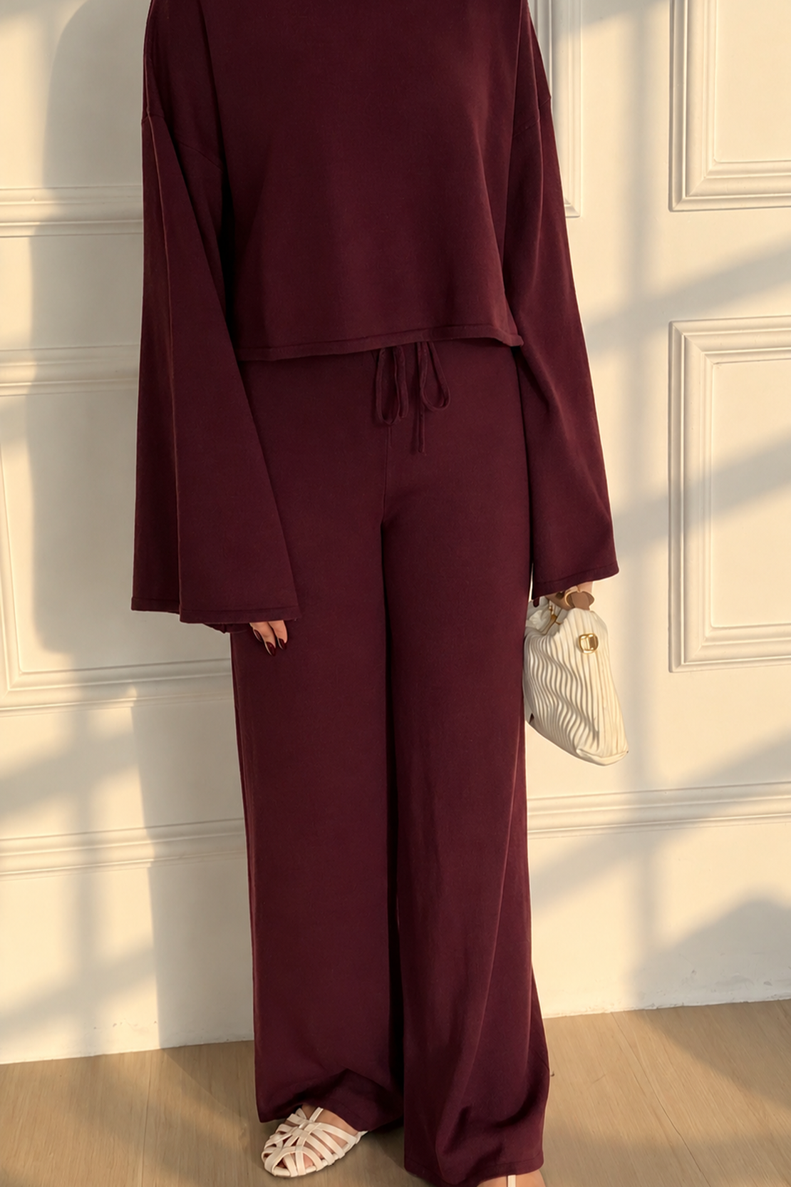 LADIES COORD SET SWEATER