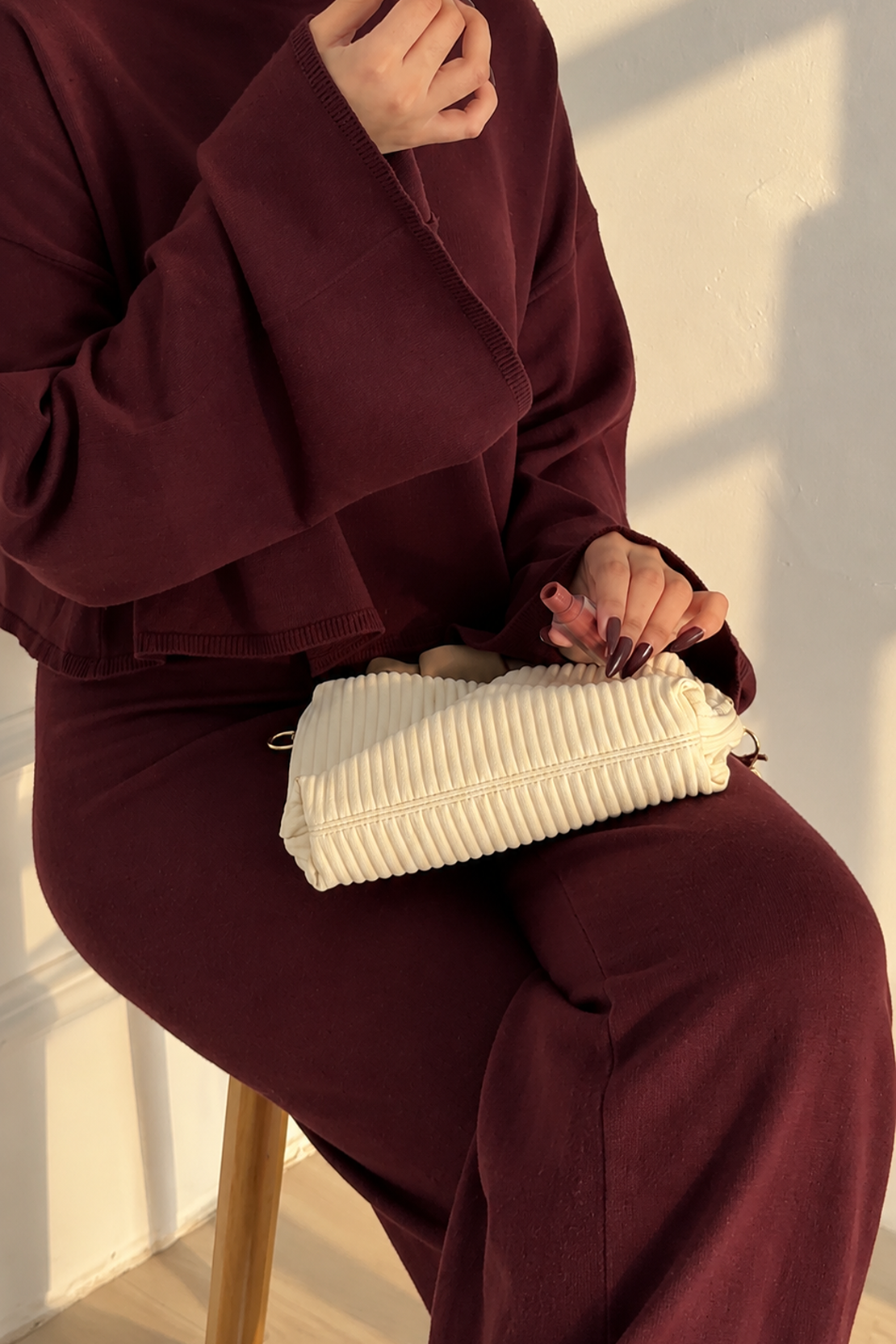 LADIES COORD SET SWEATER