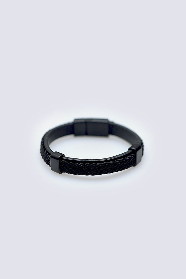 Cobbler Black Men Bracelet