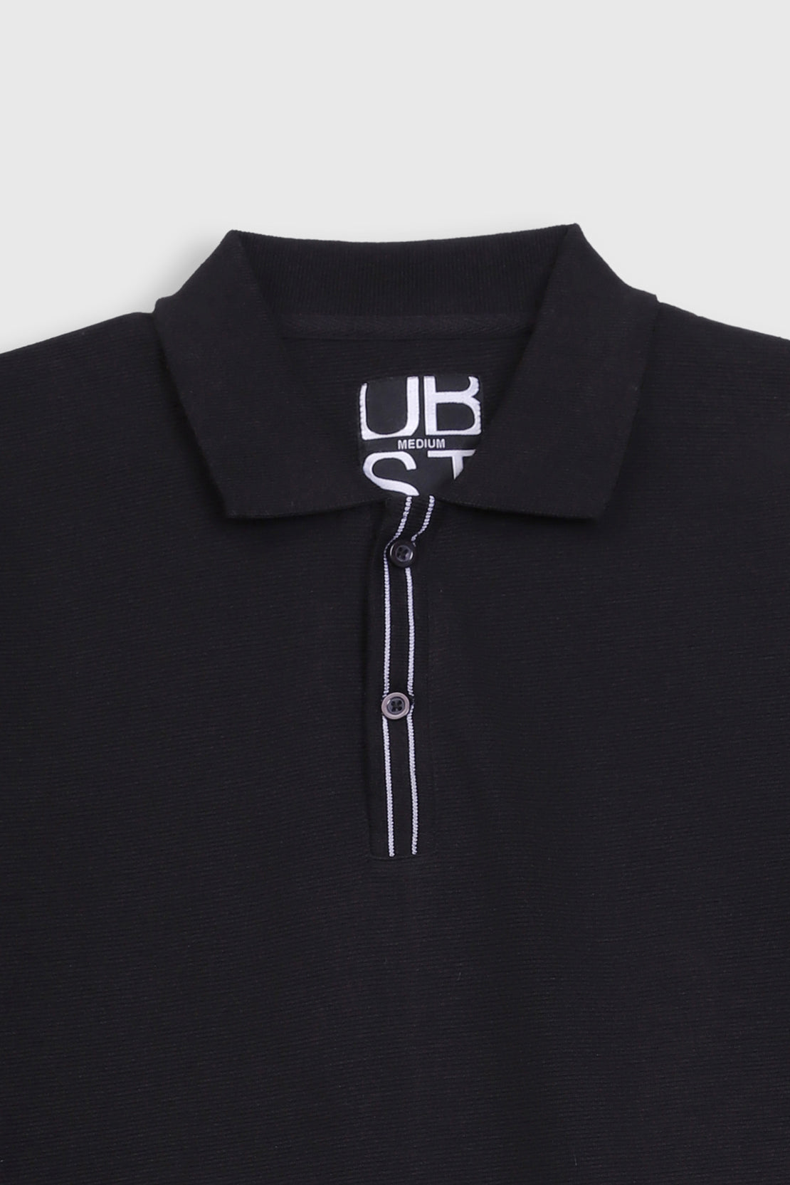 Textured polo shirt