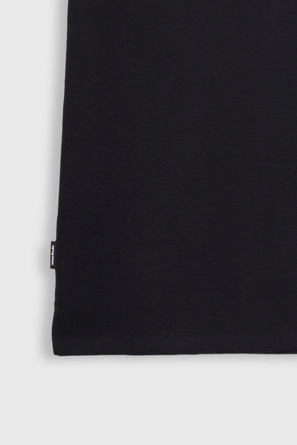 Textured polo shirt