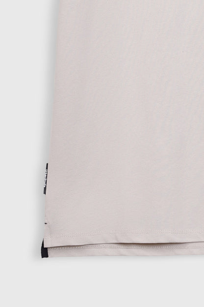 Slogan Print polo shirt