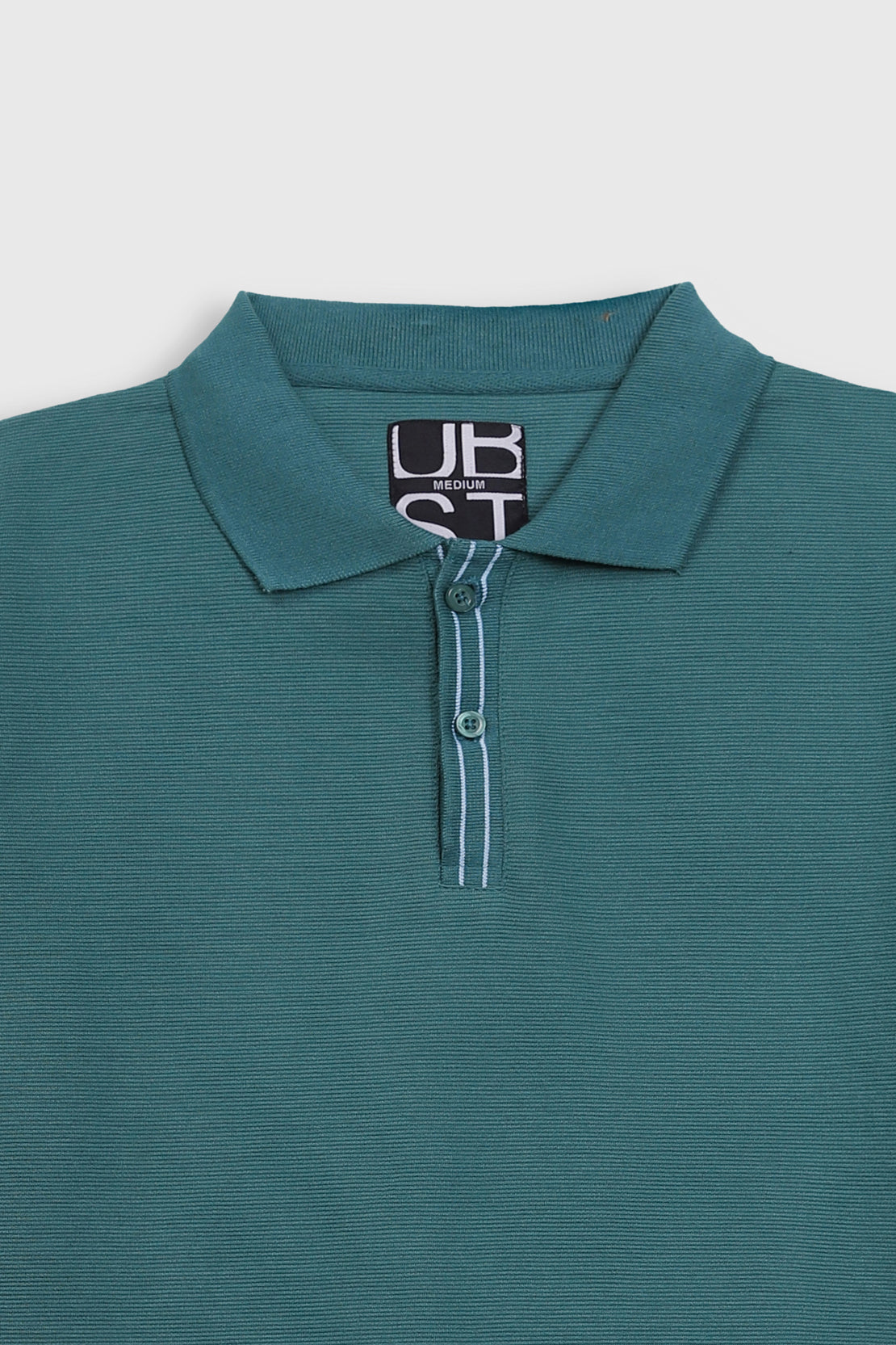 Textured polo shirt