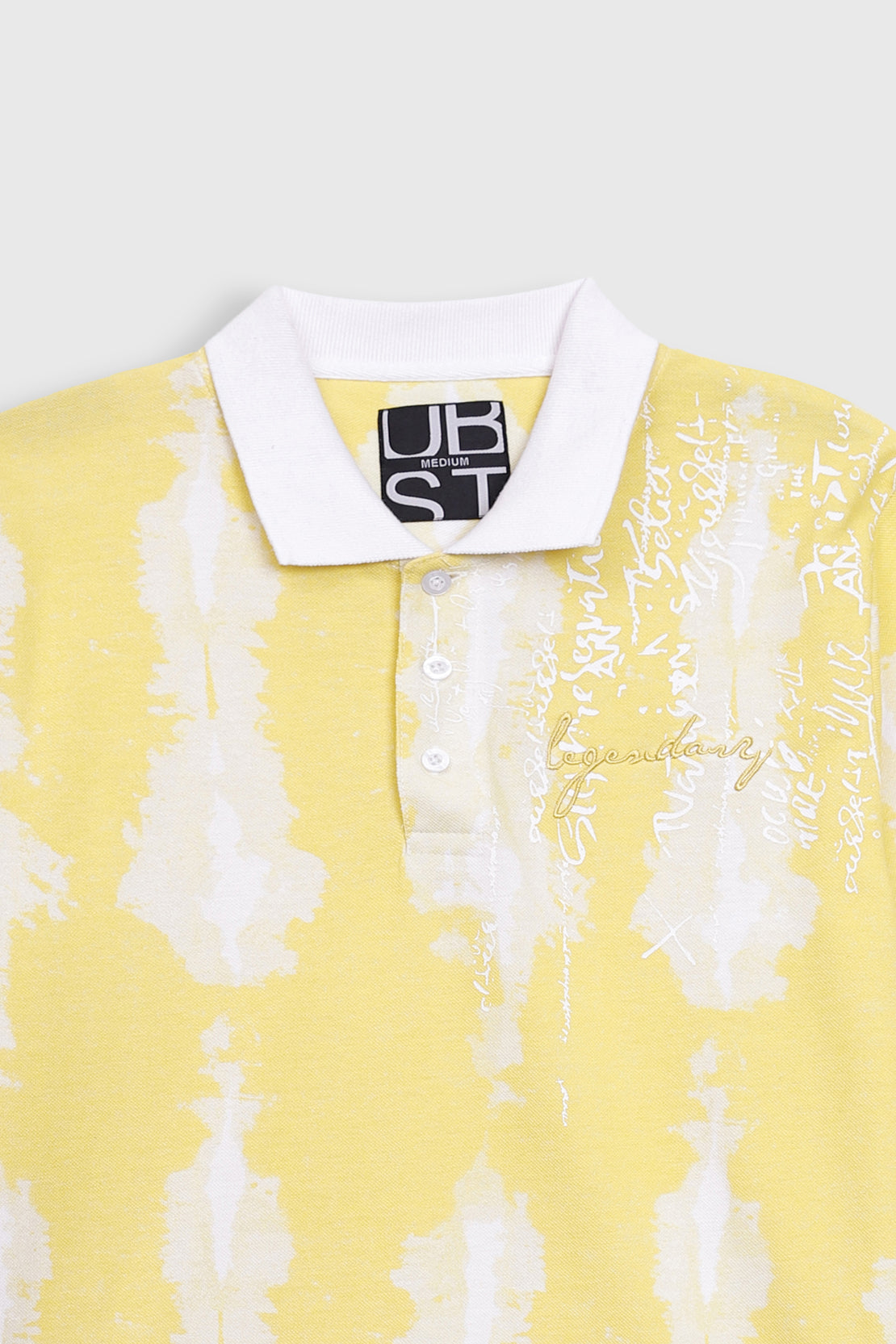 Printed polo shirt