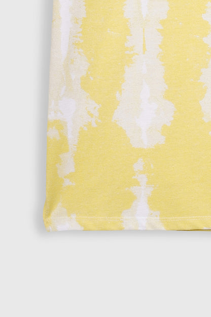 Printed polo shirt