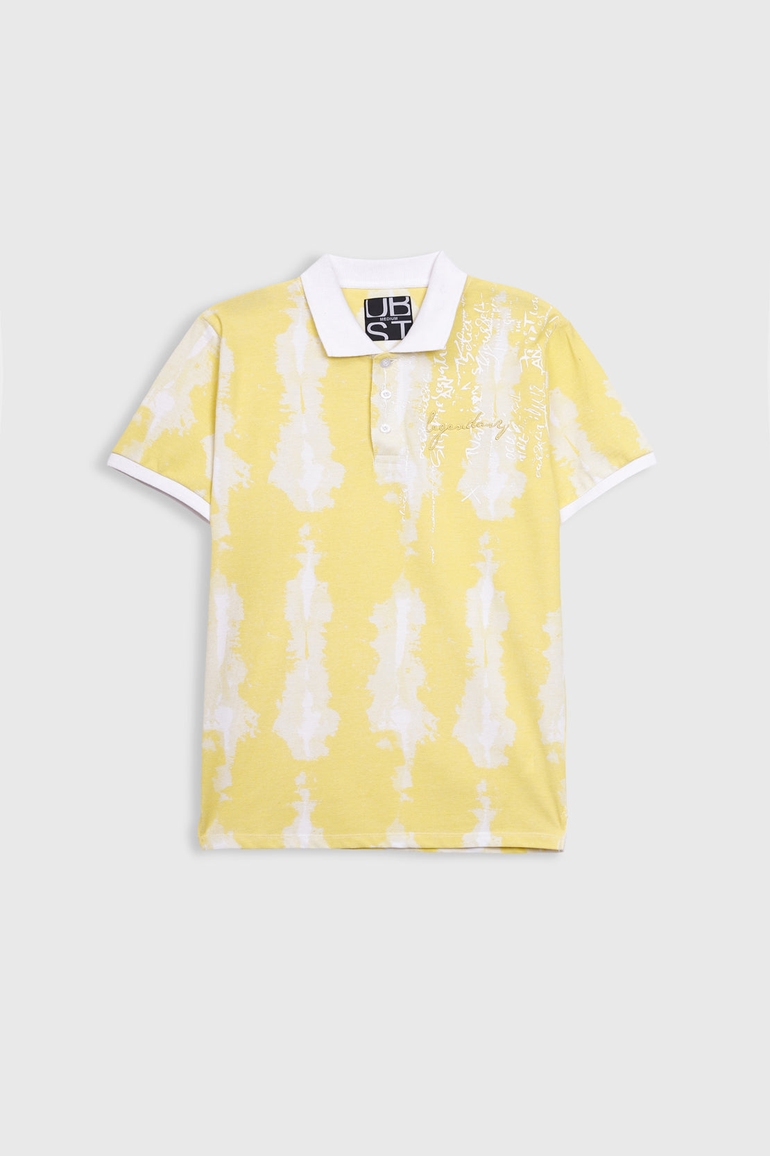 Printed polo shirt