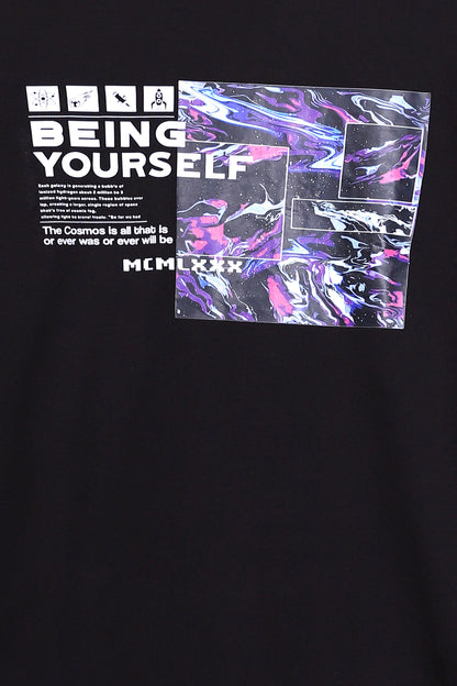 Slogan Print T-shirt
