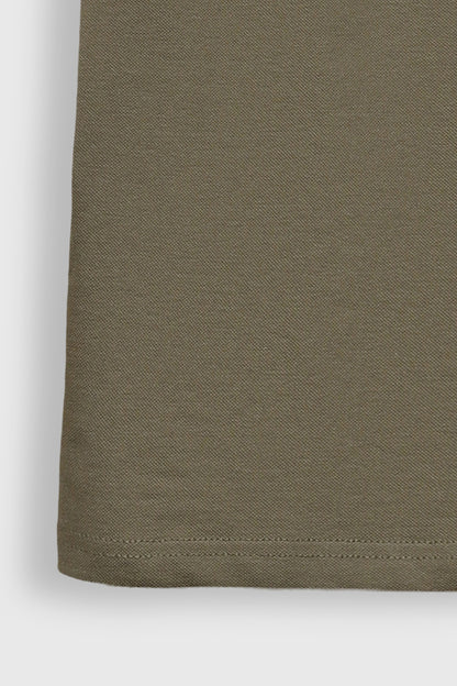 Pique polo shirt